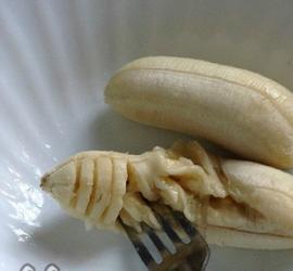 Постные панкейки с бананом
