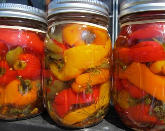 Vložena paprika za zimo: recepti brez sterilizacije